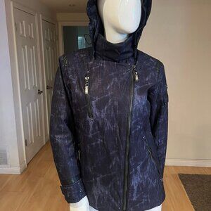 $800 NEW DESCENTE REAL FUR TRIM SKI SNOWBOARD JACKET SIZE 8 US